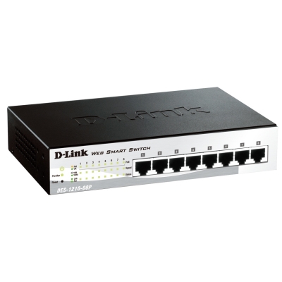 D-Link DES-1210-08P, Power over Ethernet D-Link DES-1210-08P, Power over Ethernet